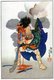 Japan: Yoshi Tomigoro committing suicide. Tsukioka Yoshitoshi (1839-1892), 1885